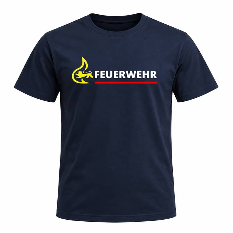 Leihausrüstung Feuerwehrshirt mit Schriftzug Feuerwehr